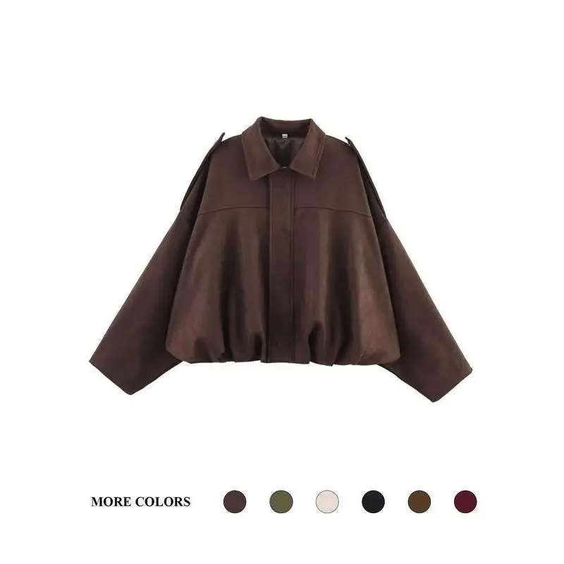 Women's Texture Bomber Jacket Coat, Stylish Aviator Outerwear for Women, Casual Fashionable Winter Clothing(gift)