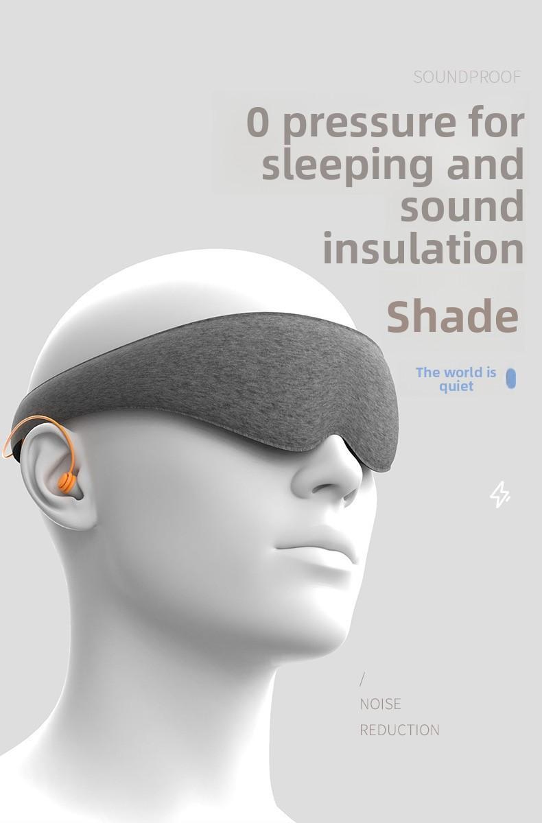 Detachable 3D Sleep Eye Mask And Earplug Integrated, A Must-Have Sleep Aid With Adjustable Soft Eye Protection, Light Blocking, Noise Reduction, And Effective Sound Insulation And Treatment For Insomnia.Suitable For Travel, Camping, Gift Giving.