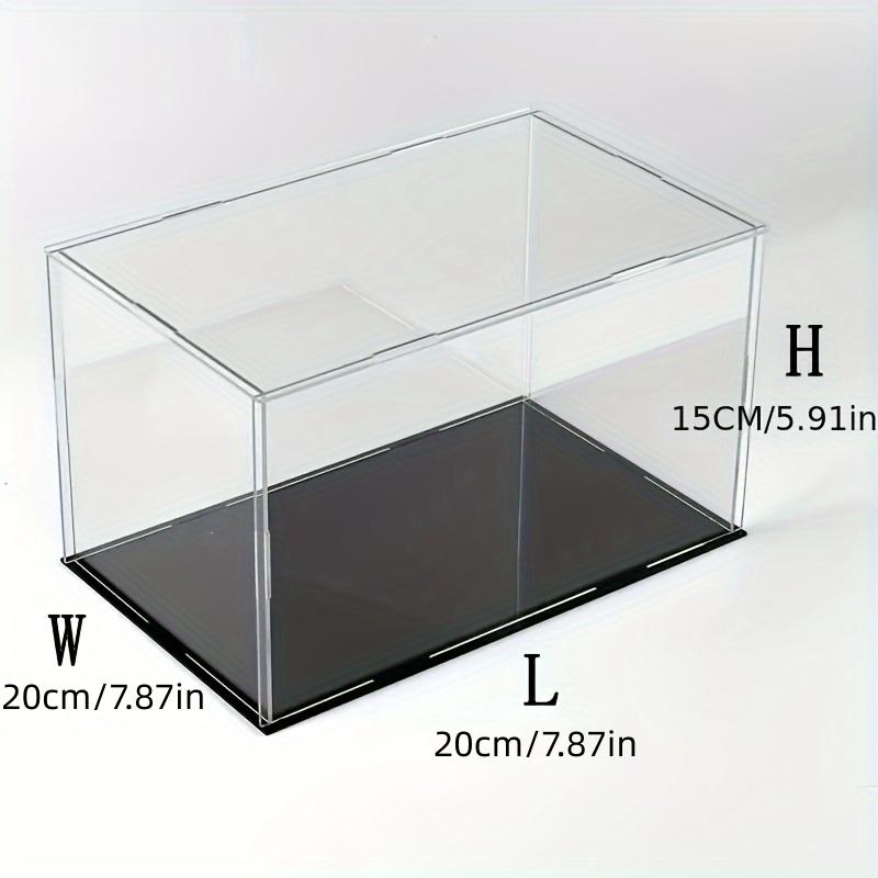 Transparent Acrylic Display Case, Stackable Doll Box, Vertical Assembly Stand, Base, Pop Character Figures Dustproof Collector's Box