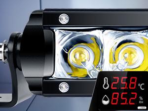 Nilight 2PCS 7 Inch 30W Super Slim Spot Led Light Bar Driving Fog Light Single Row Off Road LED Lights and Off Road Wiring Harness- 2 Leads