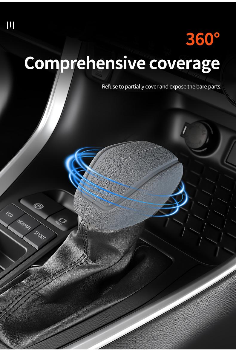 1 piece Car Automatic Gear Lever Shift Handle WaterProof Decoration Cover Shift Handle Knob Cover Kit Non-Slip Wear-resistant Silicone Protective Cover Direct Install Car Supplies Interior Accessories Corolla RAV4 Highlander Venza Harrier Camry For Toyota 1 piece Car Automatic Gear Lever Shift Handle WaterProof Decoration Cover Shift Handle Knob Cover Kit Non-Slip Wear-resistant Silicone Protective Cover Direct Install Car Supplies Interior Accessories Corolla RAV4 Highlander Venza Harrier Camry For Toyota