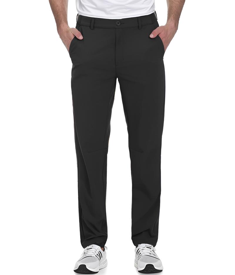 COOFANDY Men's Stretch Golf Pants Lightweight Fitted Casual Pants with Pockets