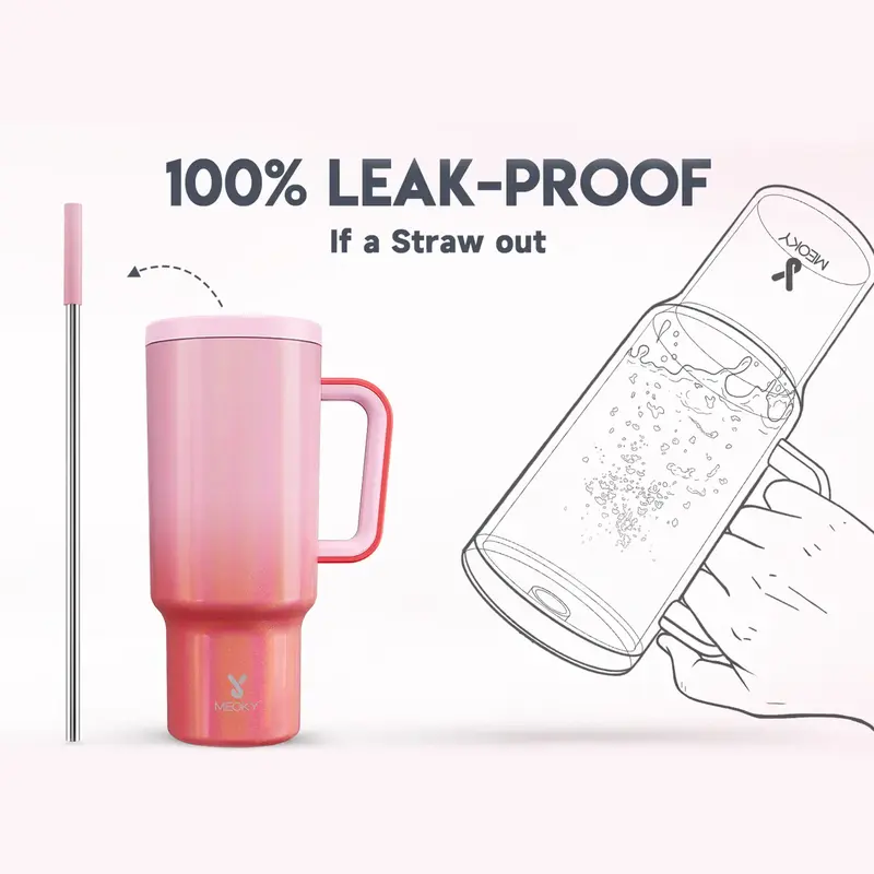 Product Introduction of 40oz Vacuum Flask, Vacuum Insulated Tumbler, Stainless Steel Water Bottle with Handle, Large Capacity Drinking Cup for Home Office Outdoor Camping 26