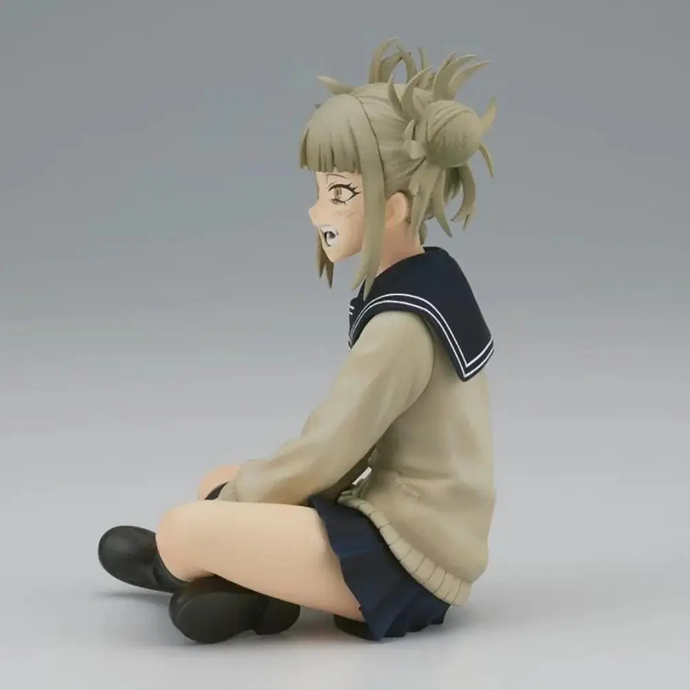 MHA figure Uraraka Ochako figure Toga Himiko sitting figure MHA figurines Doll PVC Model Toys boys girls Collection Statue Gifts