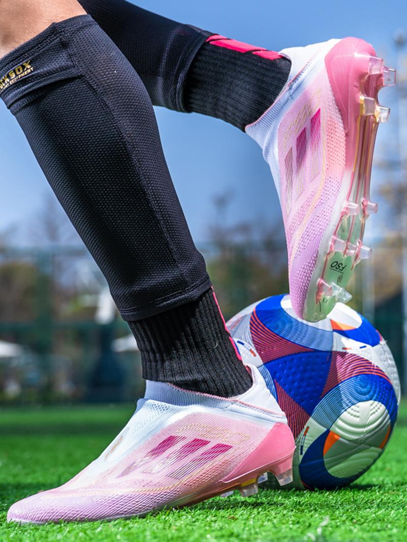 Unisex Soccer Shoes for Youth Students, Long-Stud Design, Sports Footwear for Training and Competition, Durable Comfortable Football Boots