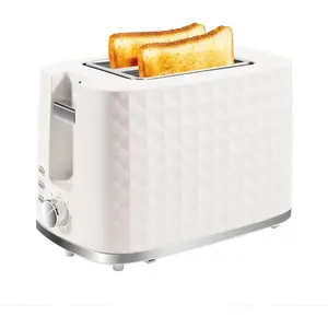 2 Slice Wide Slot Bread Toaster with Cancel Bagel Defrost Function, Removable Tray, 6 Temperature Settings, Beige