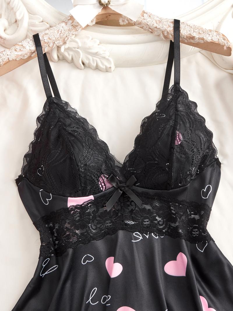 Women's Valentine's Day Pajama Set, Casual Comfortable Tank Top and Elastic Shorts, All-Season Sleepwear, Perfect Birthday Gift