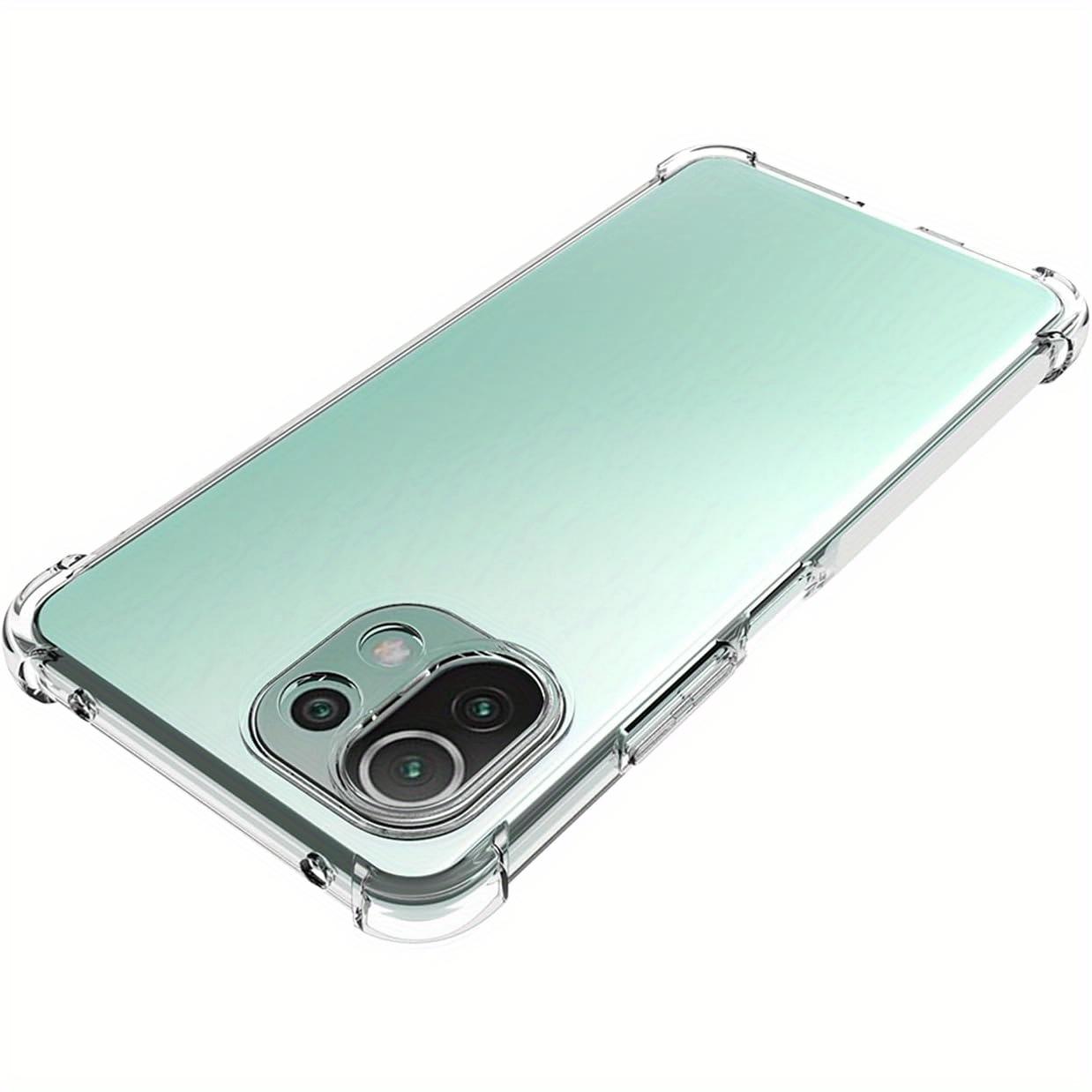 Case for Xiaomi Mi 11 / Mi 11 Pro, Clear Phone Case with Reinforced Corners Camera Protection Bumper Slim Fit Shockproof Flexible TPU Case, Transparent