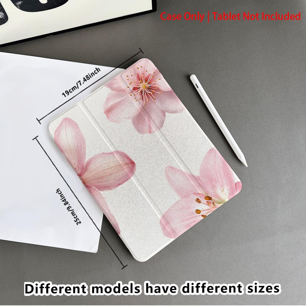 1 Piece Protective Folio Tablet Case with Pen Holder compatible with iPad 10.9/Pro11/10th/iPad7/8/iPad Air 4/5/iPad Pro/iPad Air 13(M3 2025)/iPad Air 11(M3 2025)/iPad Air 11(M3 2025)/iPad 11(A16 2025), Auto Sleep/Wake Function/Stylish Tablet Accessories
