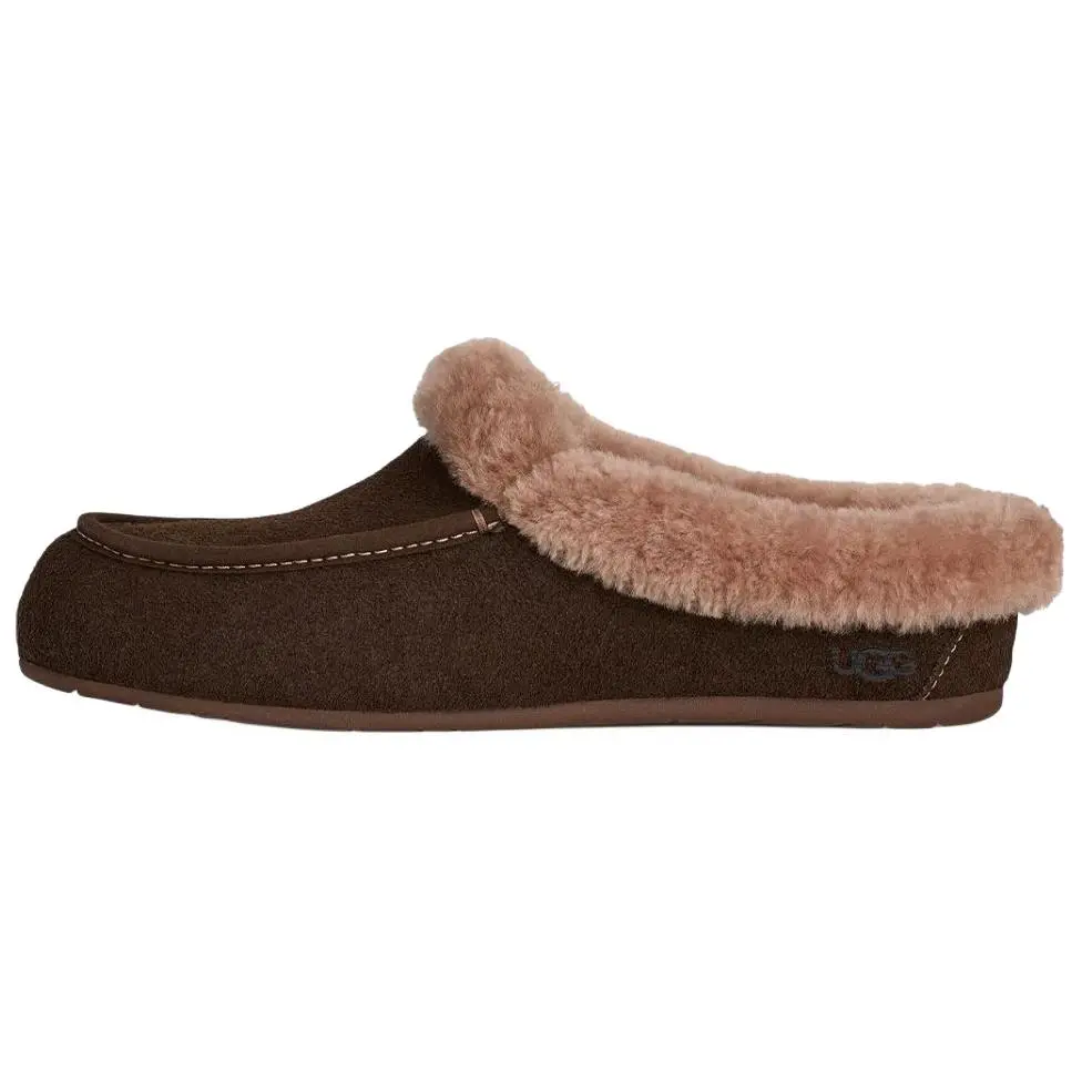 UGG Ansley Fashion Slip-On Rubber Sole Anti-Wear Closed-Toe Slippers 1171391-DDC