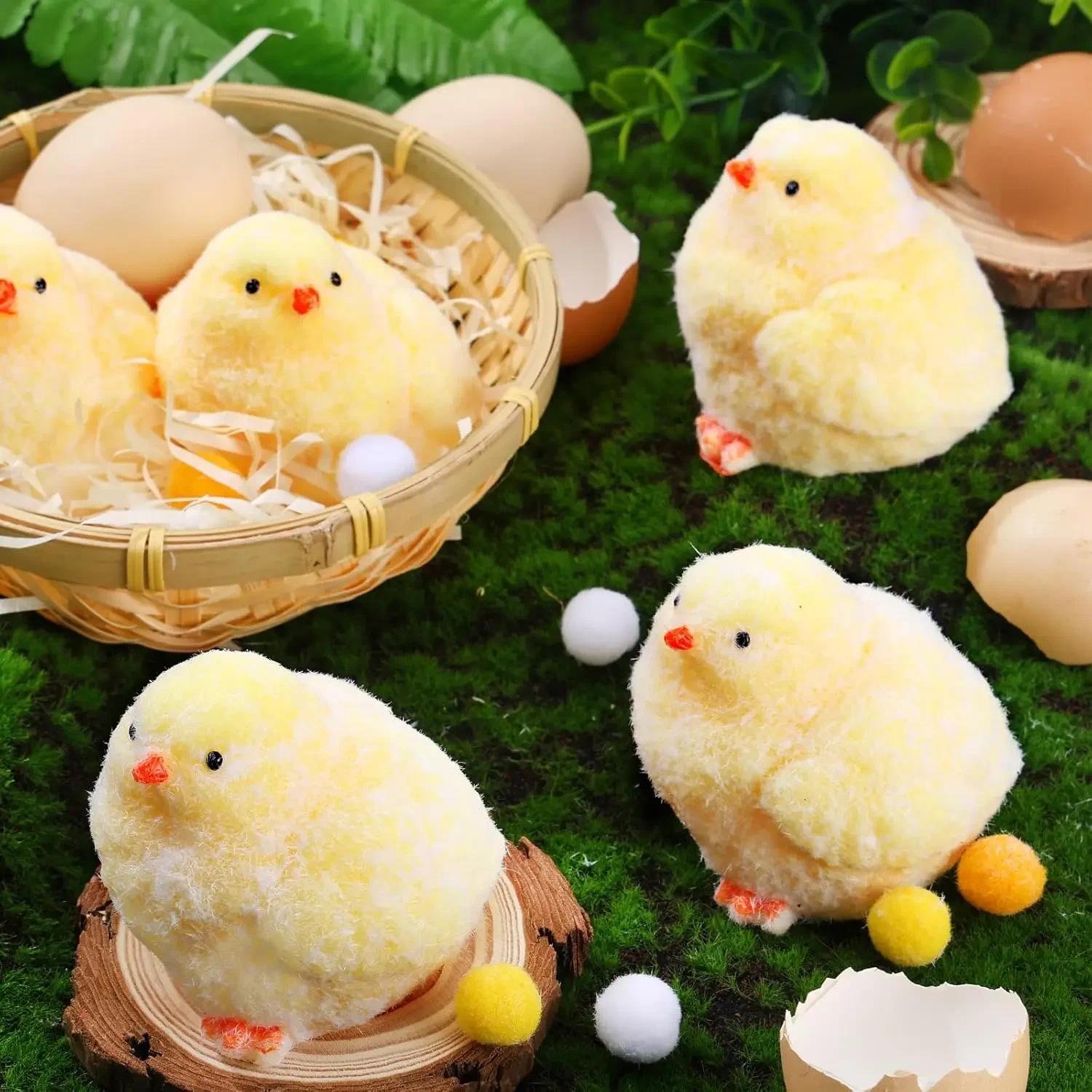 Cute Handmade Chick Squishy Toys Ultra Soft Squishy Fidget Toys Silicone Pinch Entertainment Games for Children Christmas Gifts
