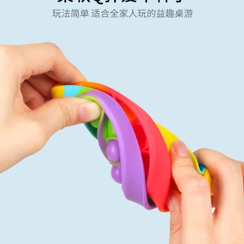 Rainbow Bubble Press Stress Relief Toy, Adult and Child Sensory Toy, Interactive Special Needs Toy, Fun and Relaxing Plaything