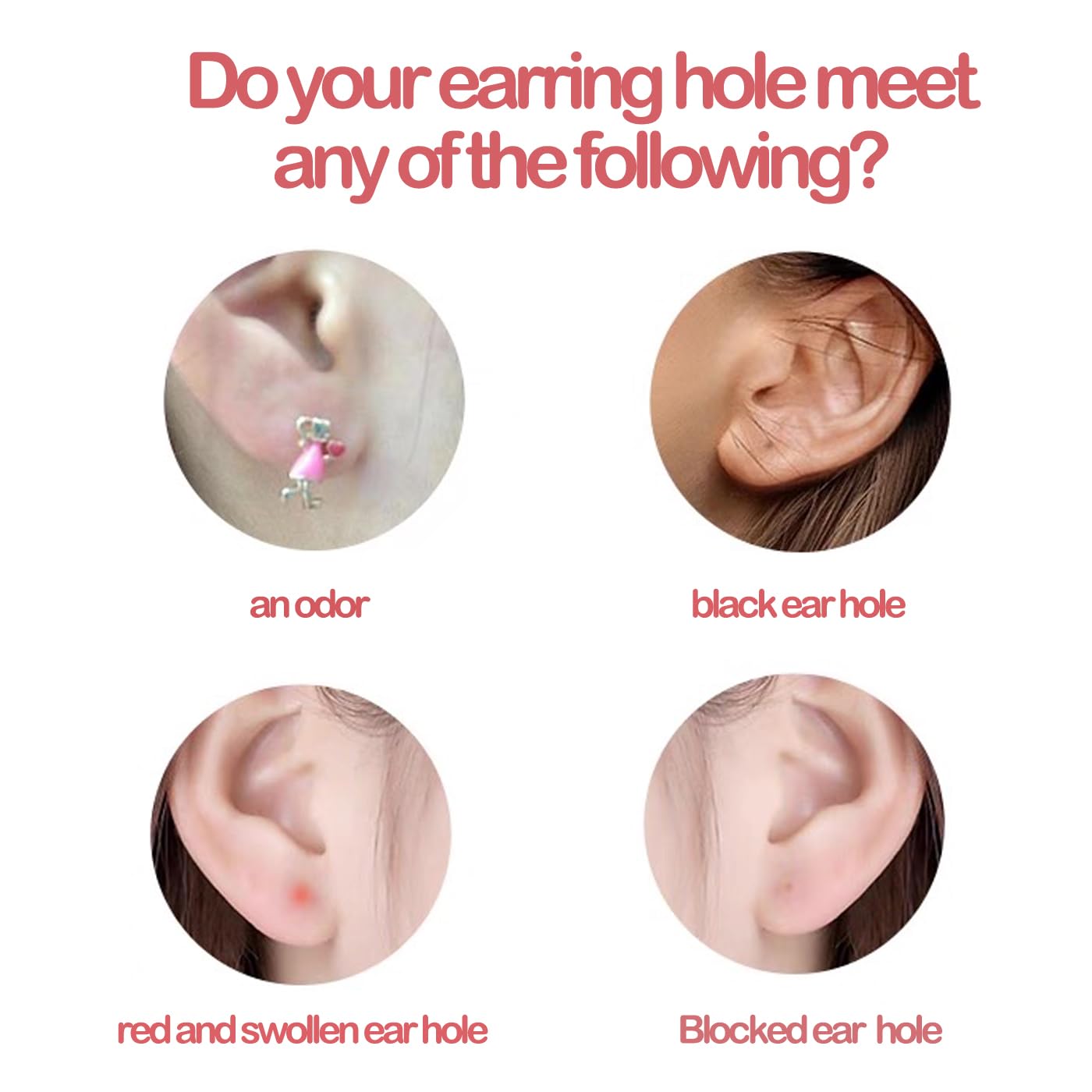 240 Pcs Ear Piercing Cleaning Tool Set, Disposable Portable Ear Cleaner Kit, Essential Jewelry Care Accessories for Daily Use