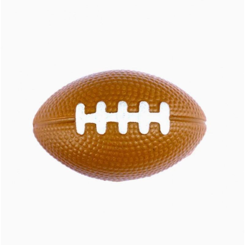 5.2cm Painted Rugby Ball, PU Foam Mini Elastic Stress Ball, Squeeze Decompression Fidget Toy