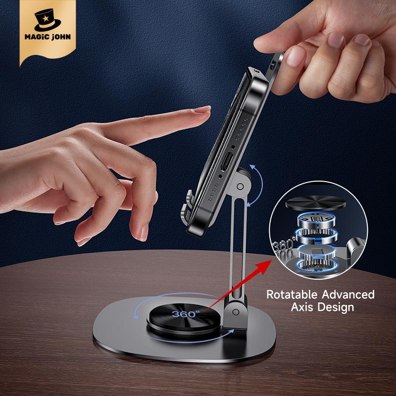 MAGIC JOHN 360 Degree Phone Tablet Holder Super Stable and Portable