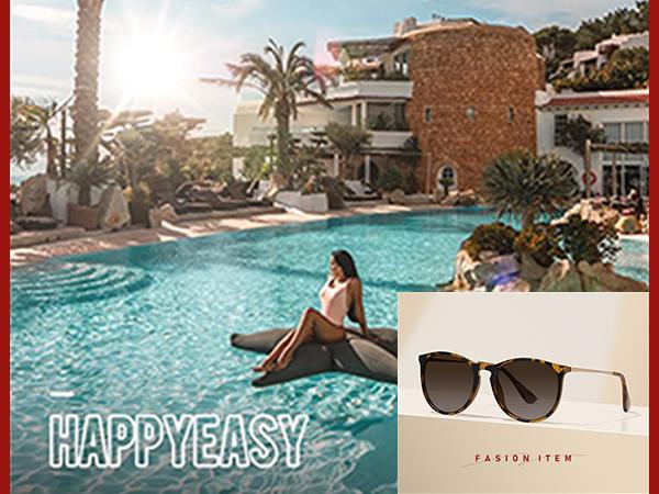 CHBP Sunglasses【SUPER DEAL】 Unisex Polarized Glasses, 1/2/3 Pairs UV Protection Trendy Vintage  Sunglasses,Summer Retro Round Mirrored Lens Fashion Sunglasses,Travel Accessorie, Valentine Gifts for Her Him