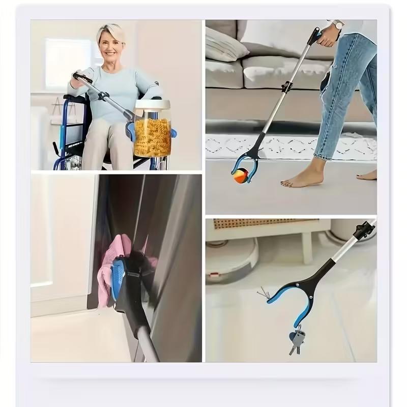 Multifunctional Thickened Garbage Picker, Foldable Trash Clamp, Durable Aluminum Alloy Waste Grabber, Ideal for Cleaning, Convenient, Portable