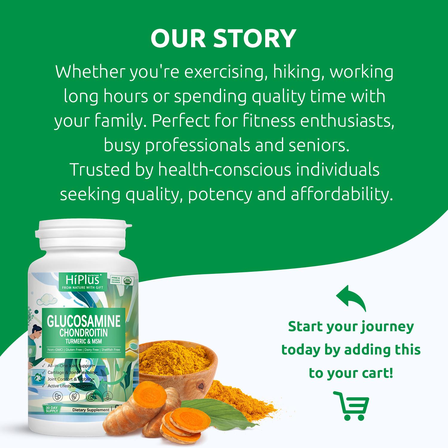 HiPlus Multi-Collagen Peptide Capsules – Premium Hydrolyzed Formula (Types I, II, III, V, X) with Hyaluronic Acid, Biotin & Vitamin C; Unscented; Promotes Radiant Skin, Lustrous Hair, Healthy Nails & Robust Joints – 1 Month Supply