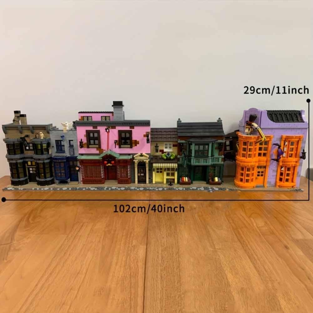 Hogwarts Harry Diagon Alley Model Building Set, 5544 Pieces, Home Decor, Birthday Gift, Ages 8+, Compatible with 75978