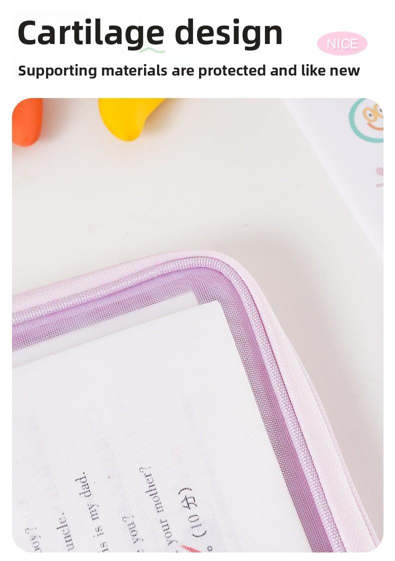 A4 to A3 Painting Storage Bag Handheld Document Folder Student Exam Paper Organizer Subject Classification Homework Pouch
