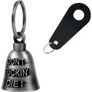 Motorcycle Bells for Biker Good Luck Riding Bells Guardian Biker Bells Motorcycle Accessory for LuckGift.
