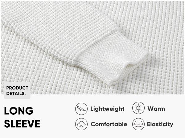 JMIERR Men's Crewneck Sweater Soft Casual Sweaters Classic Long Sleeve Pullover Sweaters with Ribbing Edge