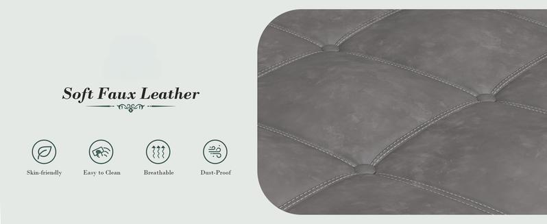 YOUDENOVA 60‘’/51” Ottoman Storage Bench, Queen Size End of Bed Storage Bench with Tufted Button, Upholstered Sitting Bench for Front Door Entrance,Bedroom,Dining Room, Entryway modern coffee table