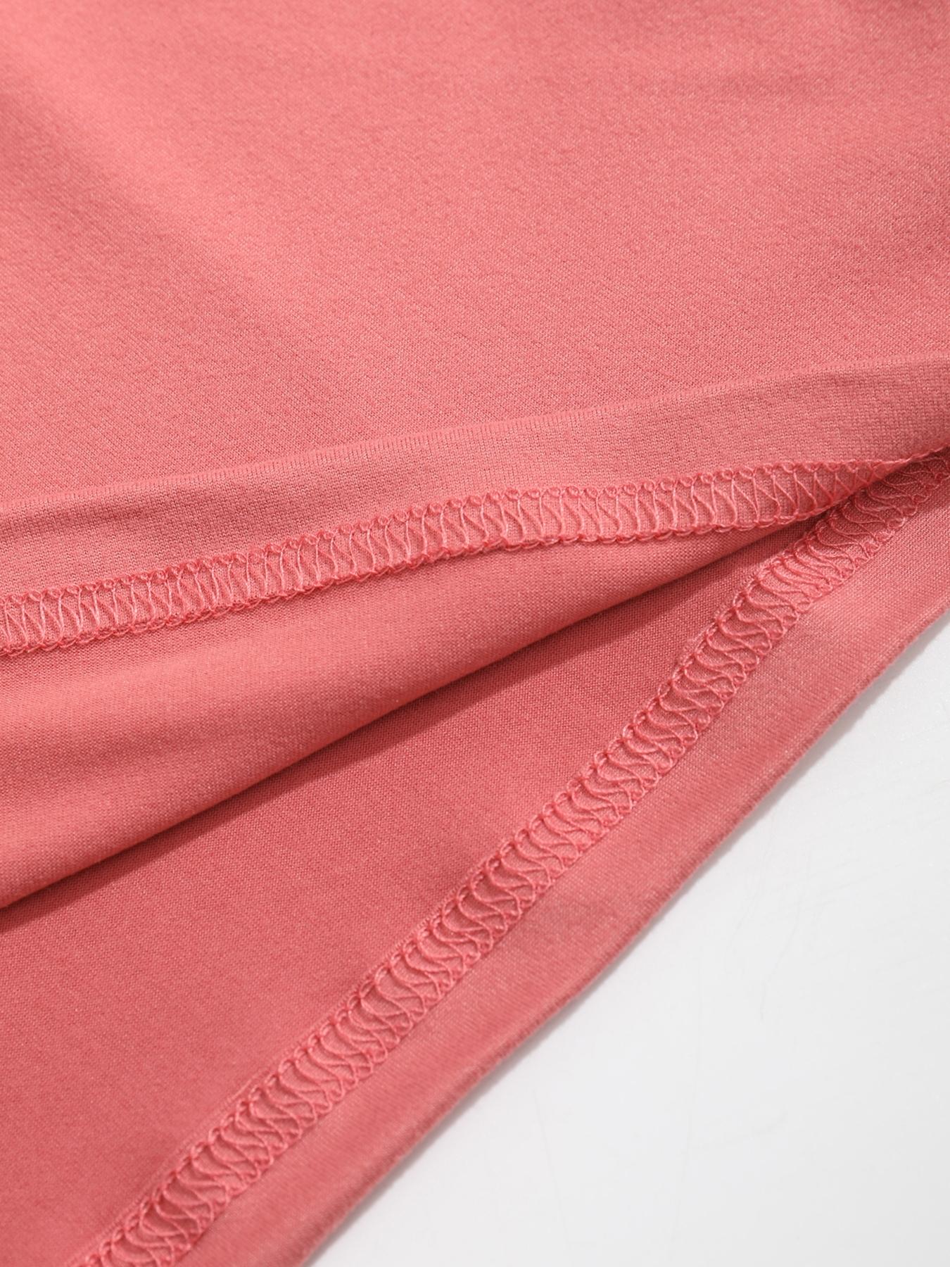 2-Pack, Short Top & Shorts Matching Set, Solid Color American Hot Girl Chic Style Slim Fit Round Neck Short Sleeve T-Shirt   Elastic Waist Casual Shorts Women's Fashion Top