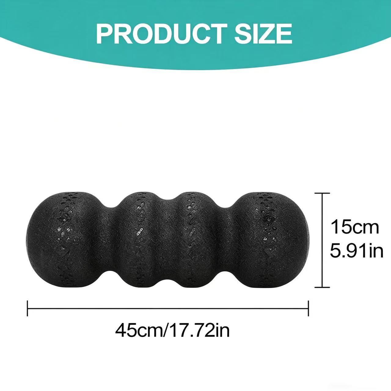 EPP material peanut ball foam roller, solid muscle relaxation massage fascia foam roller, yoga roller with moderate hardness, waterproof, non-slip and washable