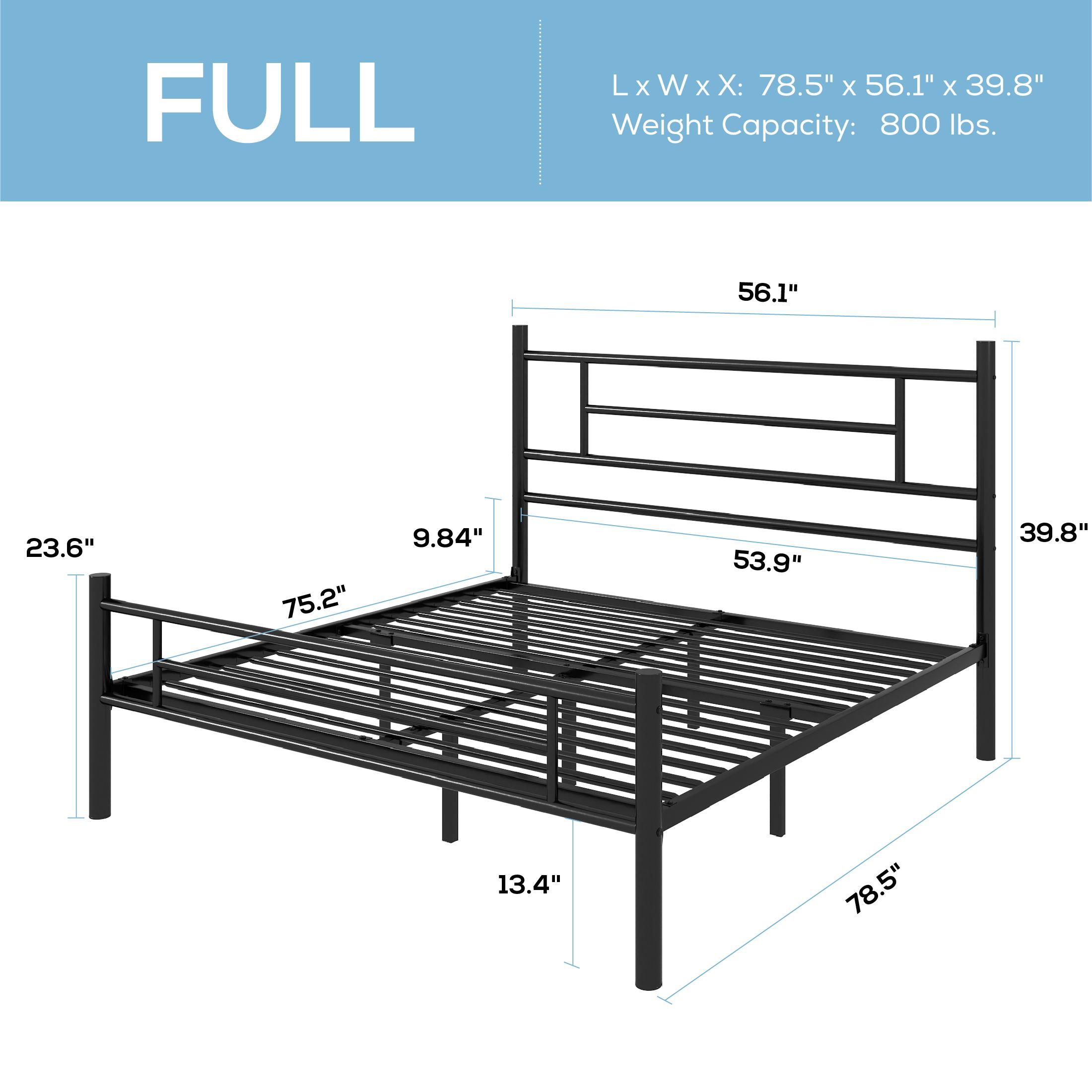 MUTICOR Modern Industrial Metal Bed Frame,Full/King/Queen Bed Frame, Minimalist Line Design, Heavy-Duty & Durable, No Box Spring Needed#TikTokShopBlackFriday #ChristmasGifts