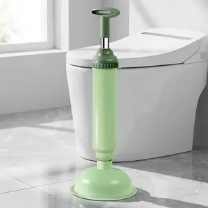 1pcs Strong Suction Toilet Plunger Heavy Duty Rubber Plunger for Sink Drain Unblocking Bathroom Kitchen Cleaning Tool