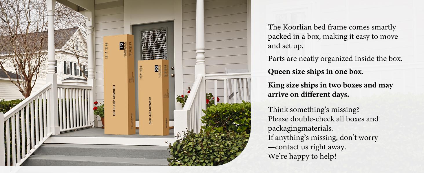 Queen King Size Chenille Upholstered Bed Frame, Sleigh Platform Bed Frames with 51" Tall Wingback Headboard & 27" Scroll Footboard, Button Tufted/No Box Spring Required/Wood Slats Support/Cream