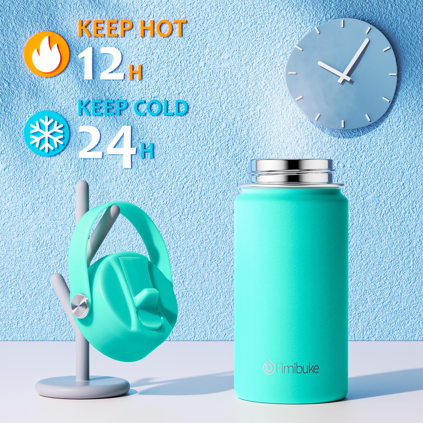 Fimibuke Insulated Water Bottle, 14oz or 18oz BPA-Free 18/8 Stainless Steel Travel Tumbler – Double Wall Vacuum, Leak-Proof Cup with Straw for School, Office, Outdoor Use Fimibuke Insulated Water Bottle, 14oz or 18oz BPA-Free 18/8 Stainless Steel Travel Tumbler – Double Wall Vacuum, Leak-Proof Cup with Straw for School, Office, Outdoor Use