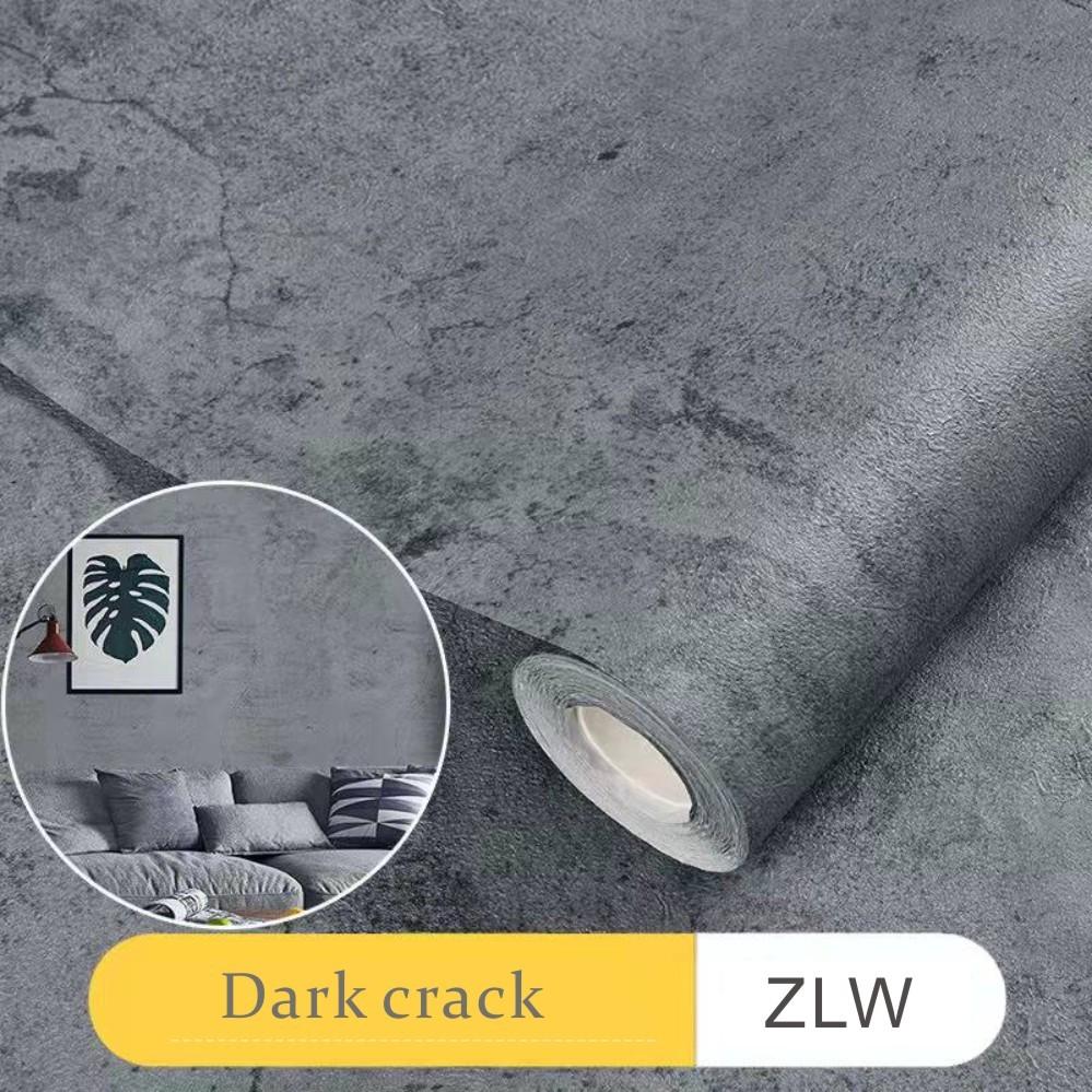 Industrial Cement Grey PVC Waterproof Wallpaper Clothing Store Living Room Decor Contact Paper Vinyl Self Adhesive Wall Stickers