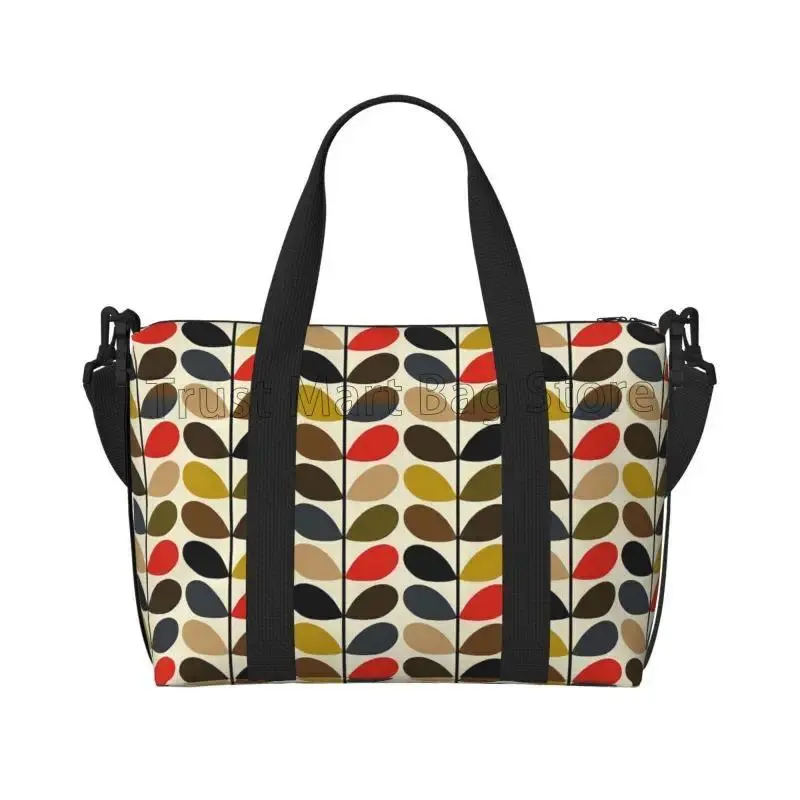 Multi Stem Orla Kiely Folio Travel Duffle Bags Waterproof Weekender Overnight Bag Carry on Shoulder Tote Bags for Sport Gym Yoga