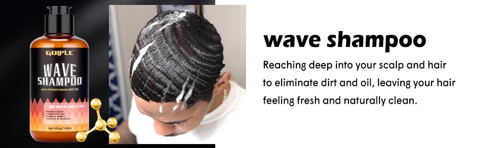 Waves Pomade-360 Waves Wash Shampoo Kit -Wave Shampoo for Black Men 360 Wave Shampoo Waves Shampoo Strenghtens Daily Nourishing