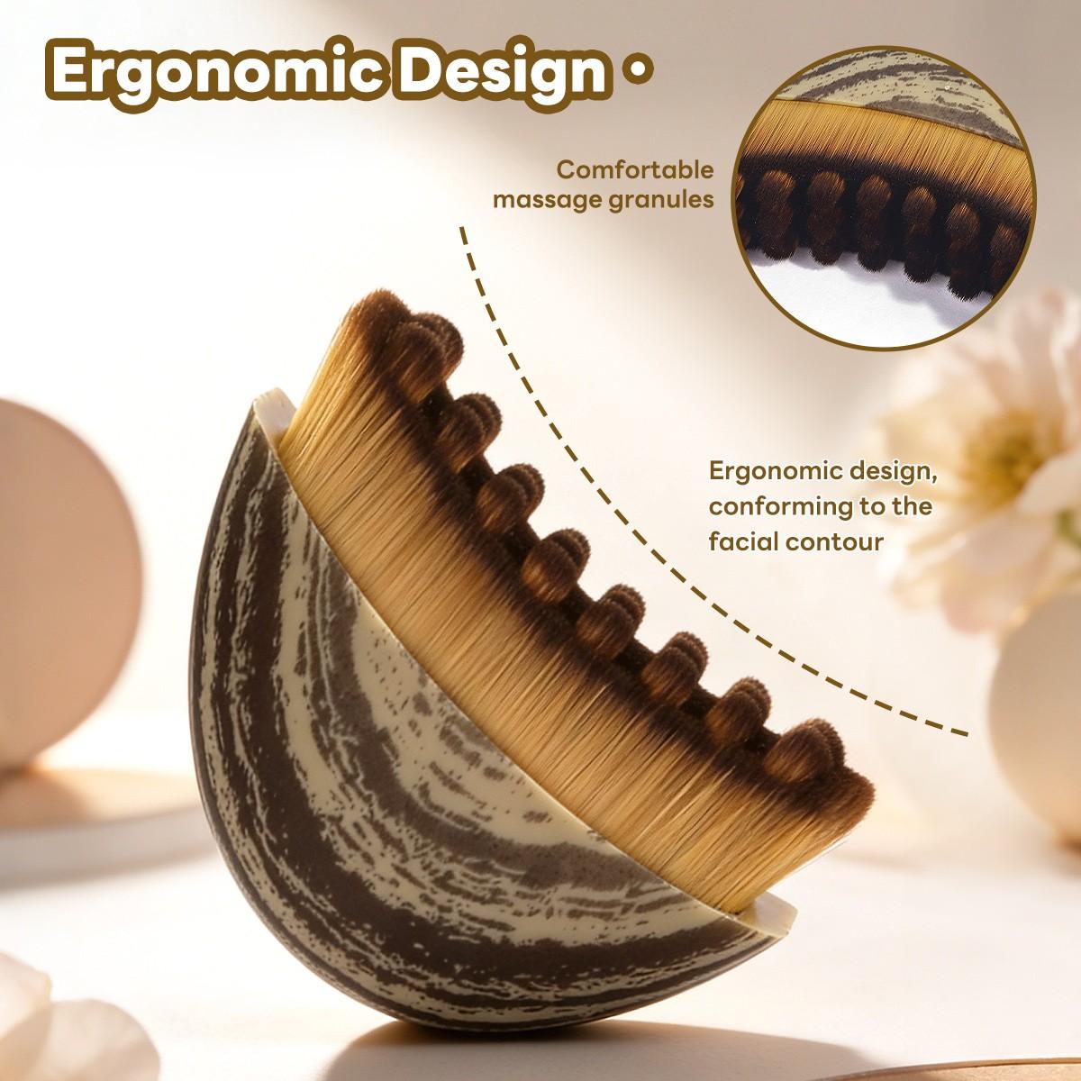 Maange Makeup Brush Set with Storage Box, Lymph Contouring Brushes, Essential Beauty Tools, Perfect for Daily Use