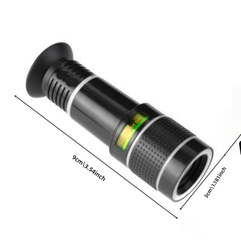 20x Zoom Phone Lens, Concert Photography Tool, External Telescope Camera, Music Festival Phone Lens, Long Range Shooting Accessory
