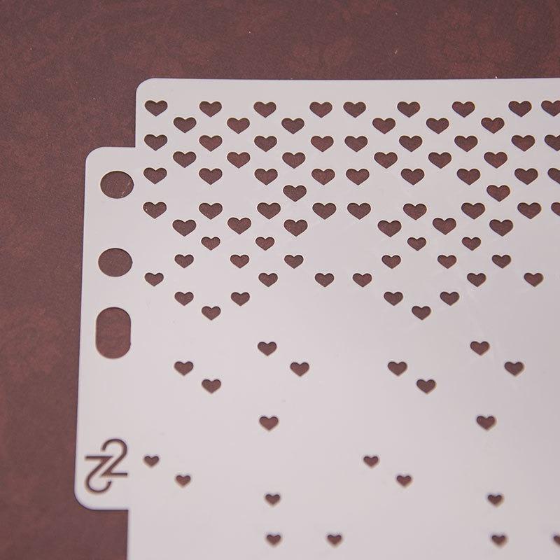 Love of All Sizes DIY Craft Layering Stencils for Wall Painting Scrapbooking Album Decorative Paper Cards Spray Painting Tools