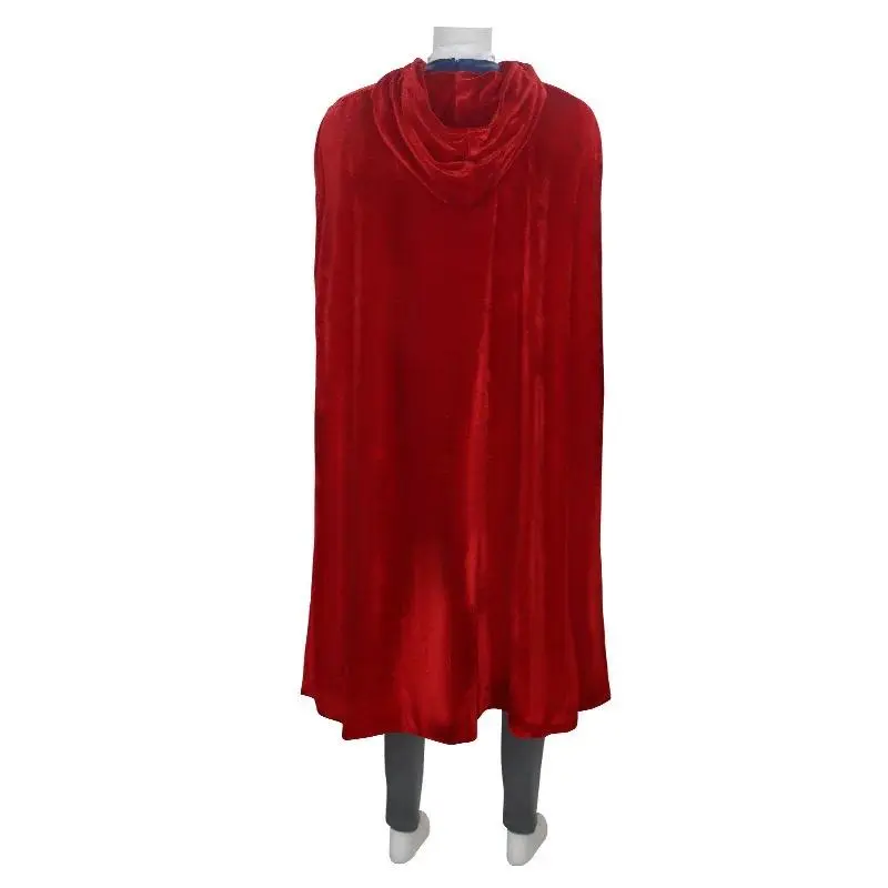 Adult Men Movie Prince Cosplay Snow White Cosplay Costumes Prince Suits Red Cloak Vest Belt Halloween Carnival Cosplay Outfits