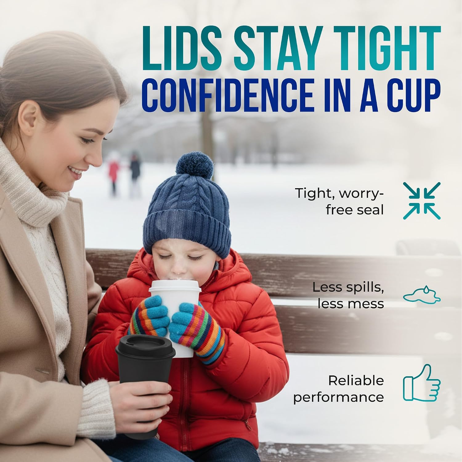 Made 16 oz  Coffee Cups with  2 Pk, To Go Travel Cups, Hot or Cold Drinks, Dishwasher and Microwave Safe,