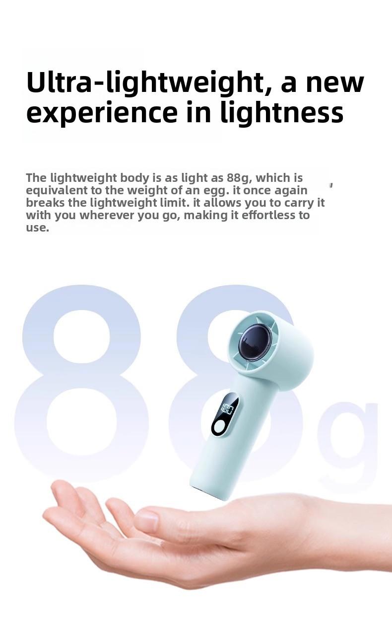[Mini Air Conditioner] 2026 New Model Handheld Silent Small Mini USB Rechargeable Fan