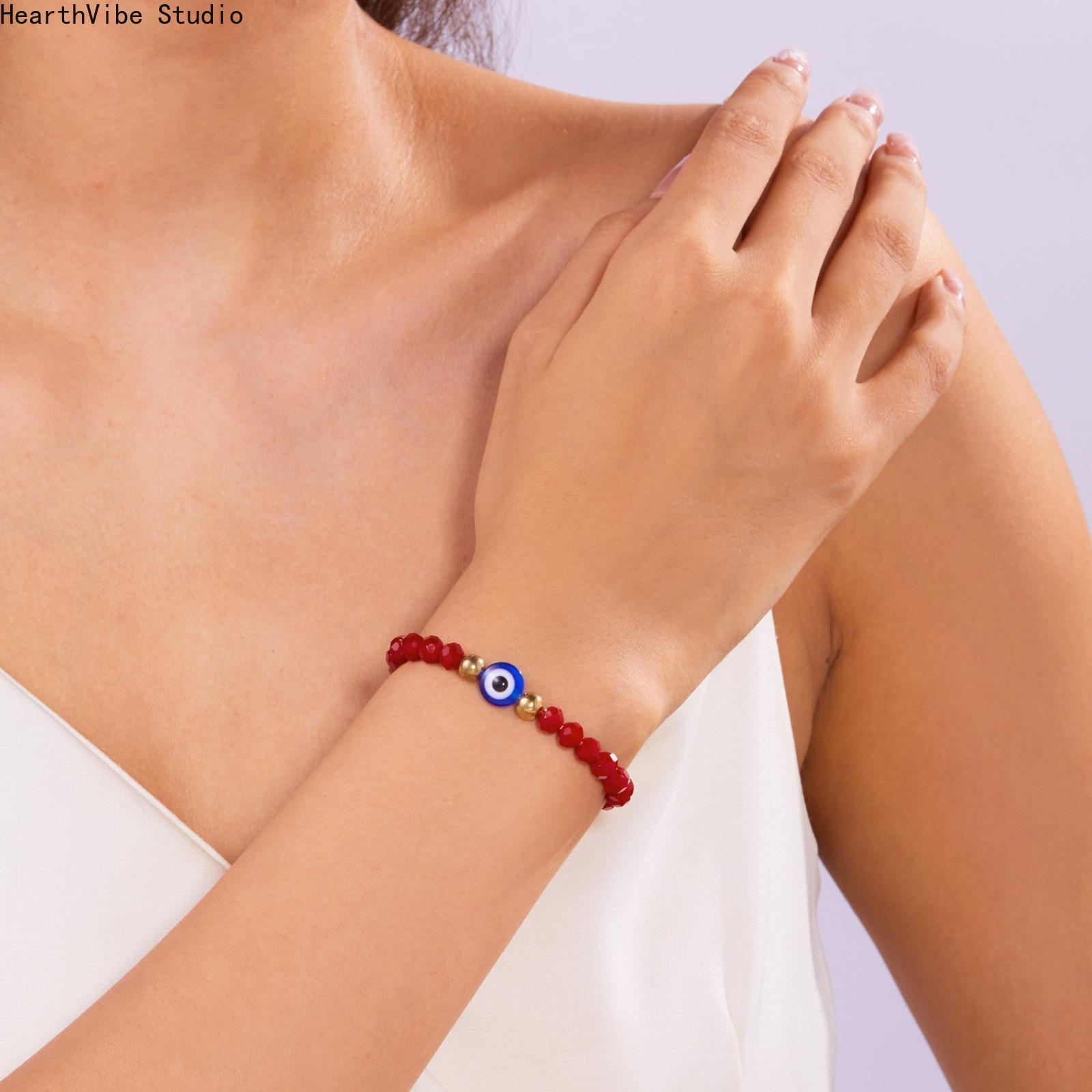 8mm Evil Eye Hematite Beaded Bracelet for Men Women | Unisex StretchEnergy Protection Bracelet, Hypoallergenic Anxiety Relief Grounding Stone Jewelry 8mm Evil Eye Hematite Beaded Bracelet for Men Women | Unisex StretchEnergy Protection Bracelet, Hypoallergenic Anxiety Relief Grounding Stone Jewelry