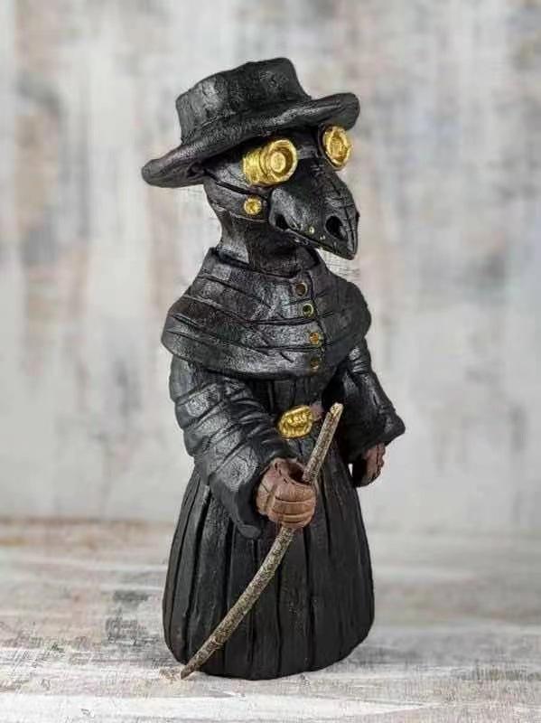 Halloween Mr. Crow Incense Burner Container Decorative Figurine Home Creative Incense Toxic Gas Crow Figurine