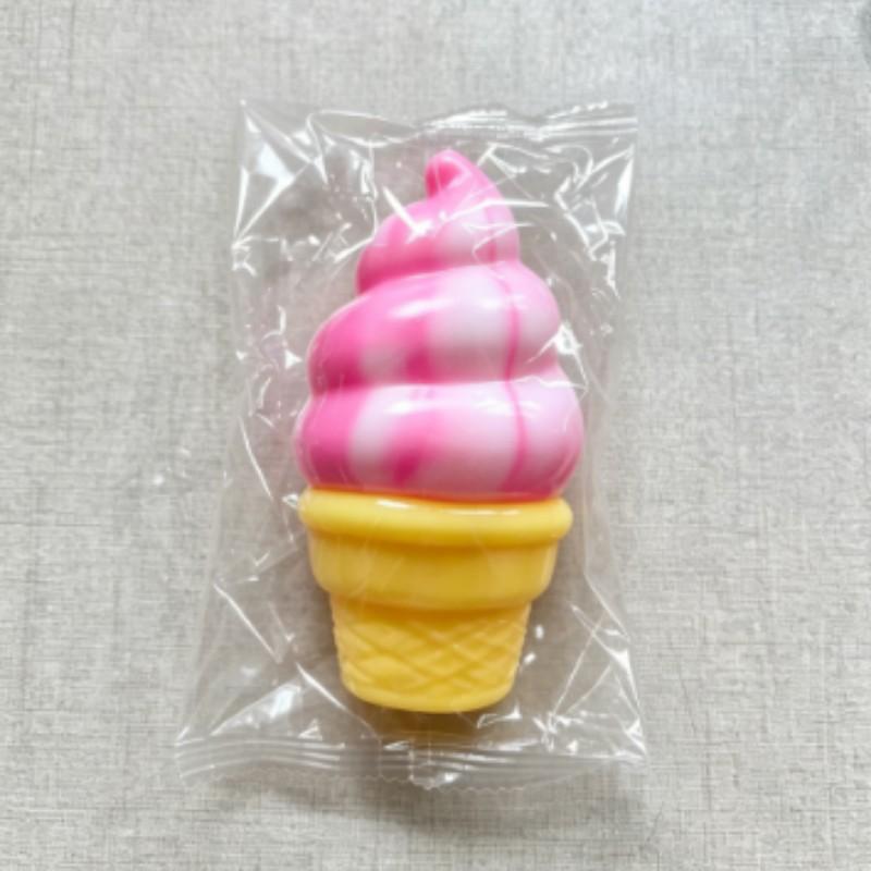 Ice Cream Squeeze Squishy, Ice Cream Cone Squishy, Slow Rise Sensory Fidget Toy, Easter Basket Stuffers Party Favors Summer Sensory Stress Relief