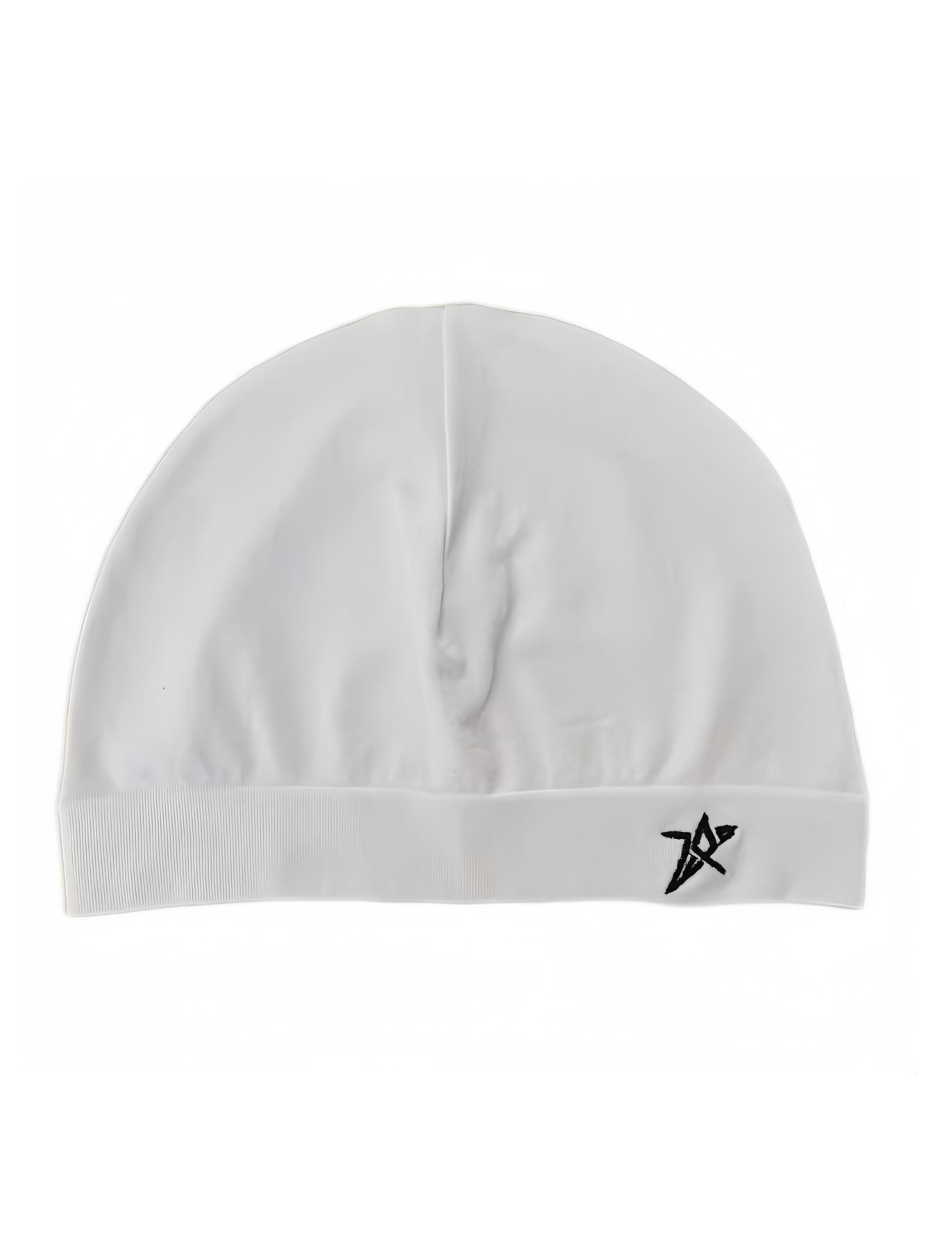 Star Embroidered Satin Lined Skull Cap, Adjustable High-Quality Elastic Flexible Design, Unisex Simple Eternal Style, Perfect Travel Companion, Adjustable Hat, Adjustable Stylish Hat