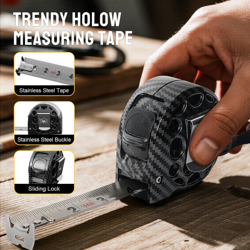 Steelite 25FT Stainless Steel Measuring Tape with Fraction Markings ...