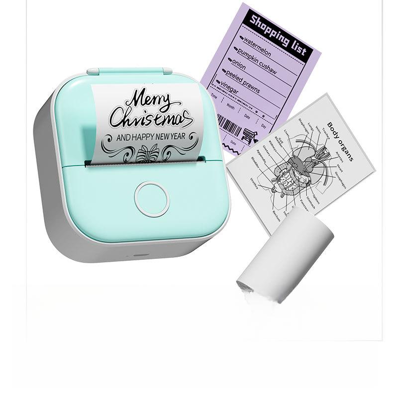 Portable Inkless Bluetooth Mini Thermal Printer for Students to Print Mistakes