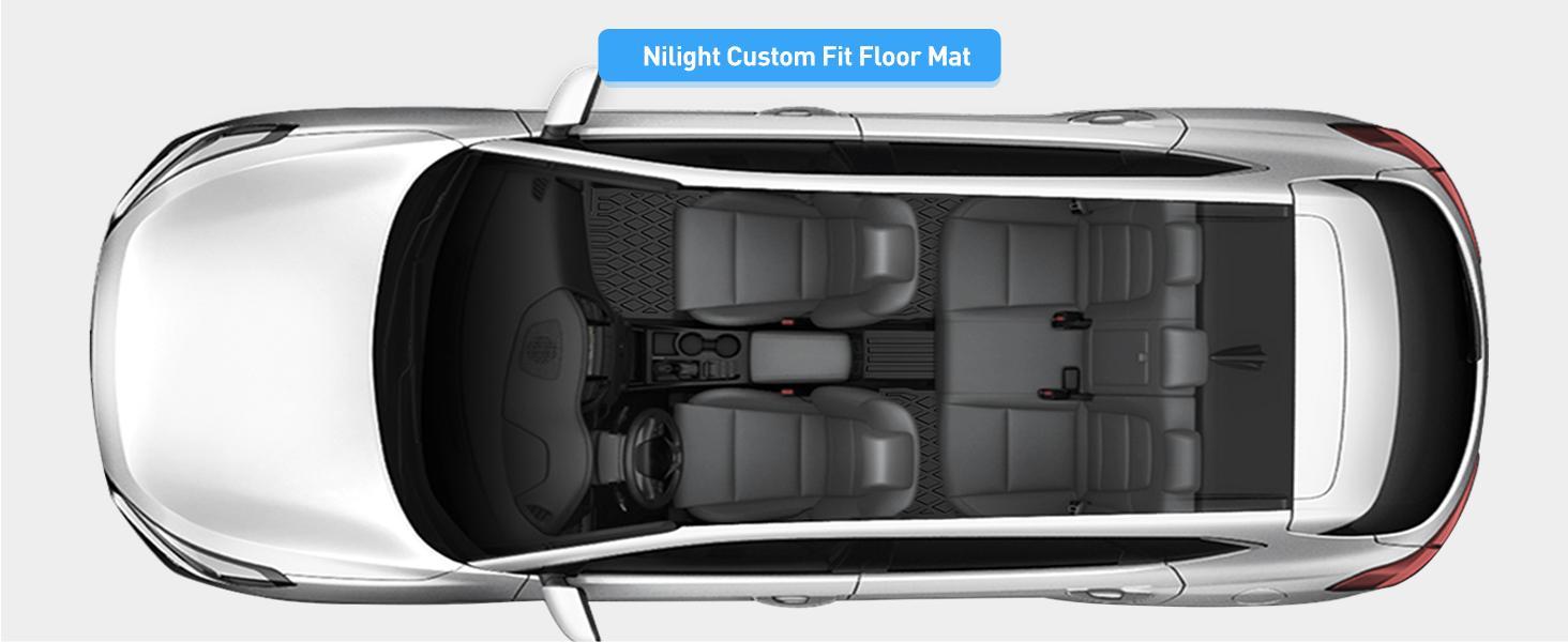 Nilight 2018 2019 2020 2021 2022 2023 2024 Toyota Camry Standard Models FWD TPE Floor Mats Nilight 2018 2019 2020 2021 2022 2023 2024 Toyota Camry Standard Models FWD TPE Floor Mats