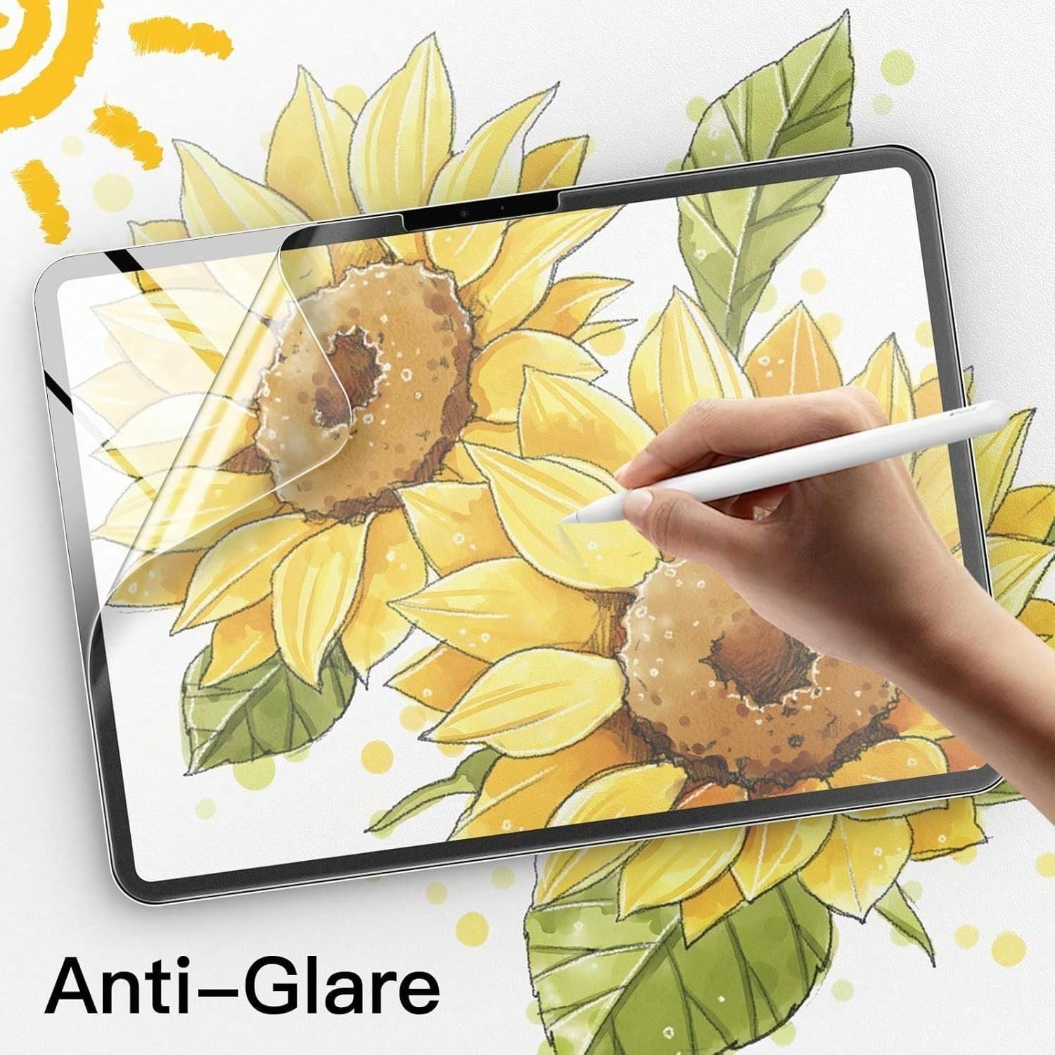 High-Quality Pet Screen Protector Film, Compatible with iPad (air4/5/6/7), Anti-Fingerprint & Scratch Resistant, Full Coverage Display Guard